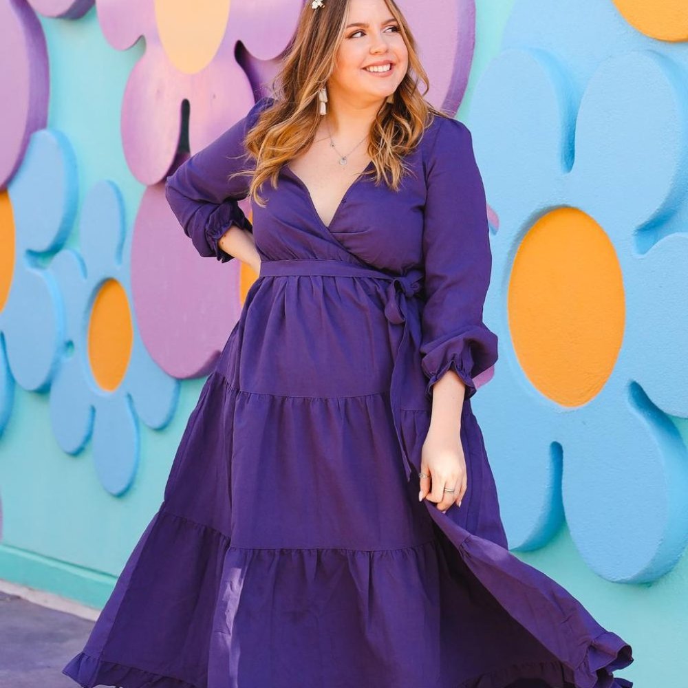 HURRICANE OF JACARANDAS‎ DRESS